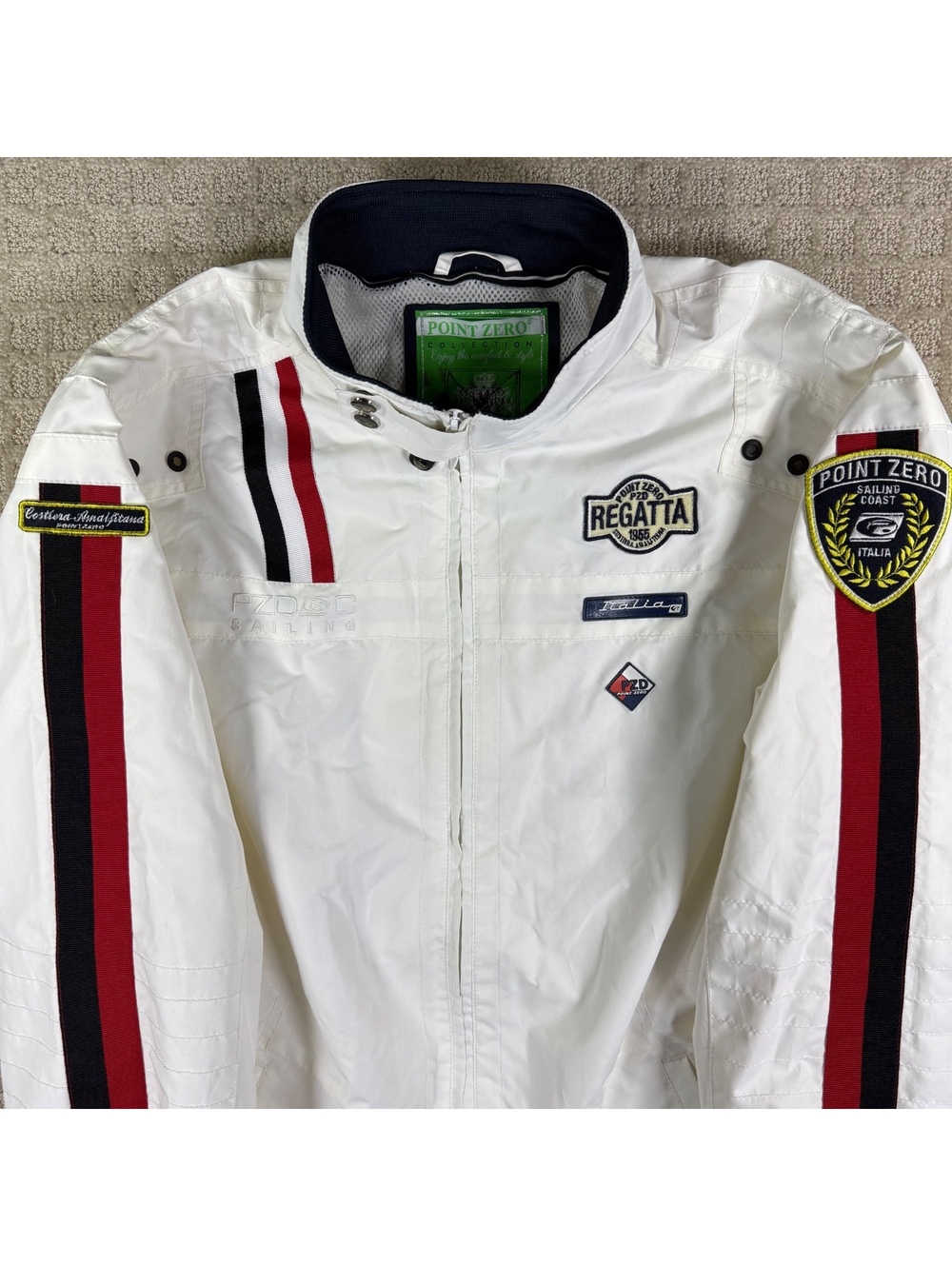 Point Zero White Racing Style Jacket L - Picture 11 of 11